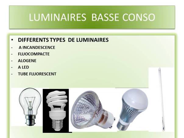 LUMINAIRES  BASSE CONSO3